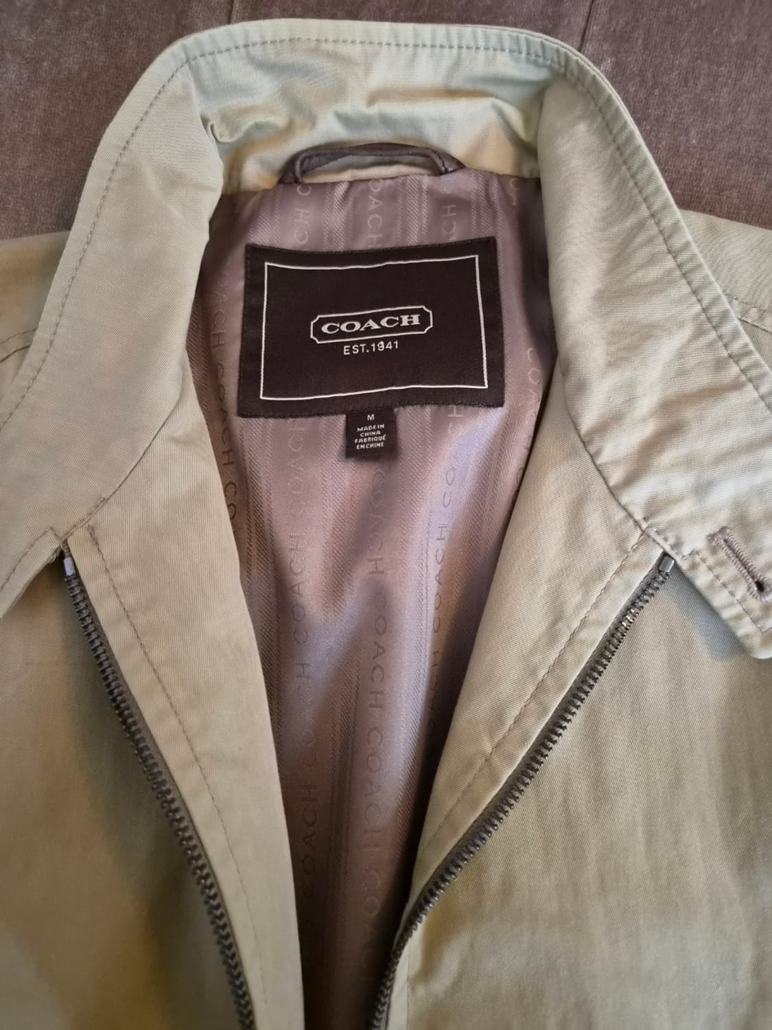 COACH코치 남성 바라쿠타 블루종집업자켓 상품이미지3