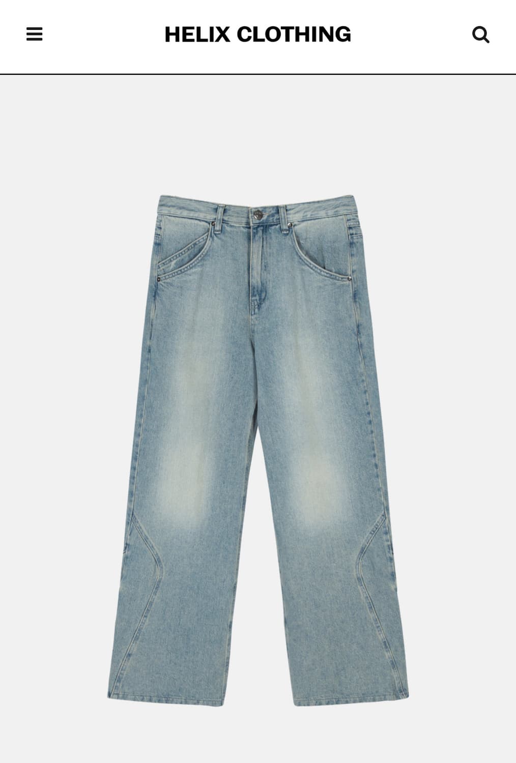 헬릭스클로딩 incision zipper pants M 상품이미지3