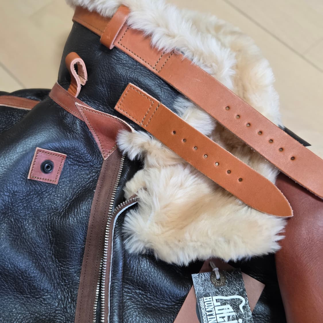 Colimbo 콜림보 B-3 무톤 무스탕 자켓 상품이미지4