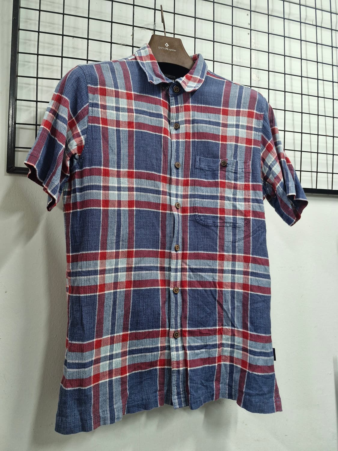 95M 파타고니아 체크 반팔 셔츠. 상품이미지2