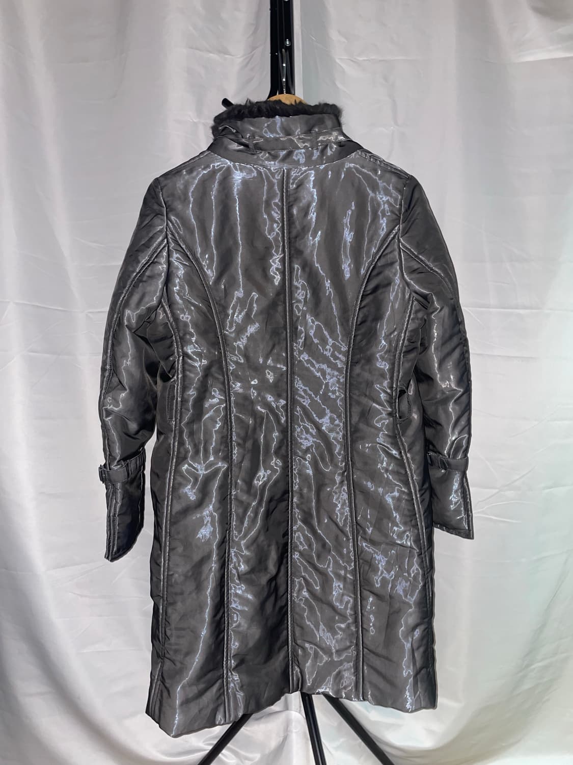 SPECCHIO METALIC FUR TRIM COAT 상품이미지3