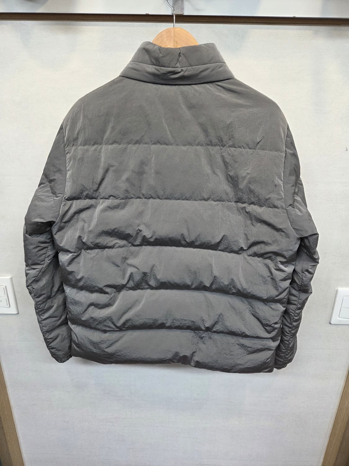 스노우피크 덕다운 실버 그레이 숏패딩 L 상품이미지2
