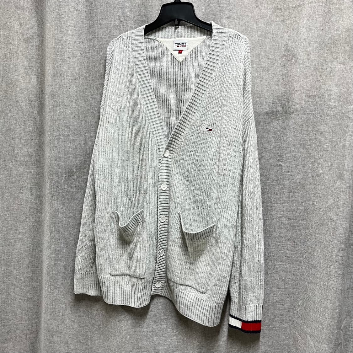 [L/오버핏] 타미진스 와플 울 혼방 가디건 상품이미지2