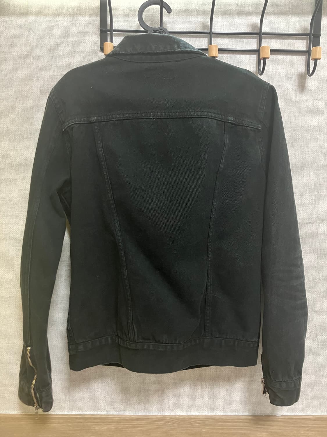 빈티지 블랙 데님 자켓 상품이미지5
