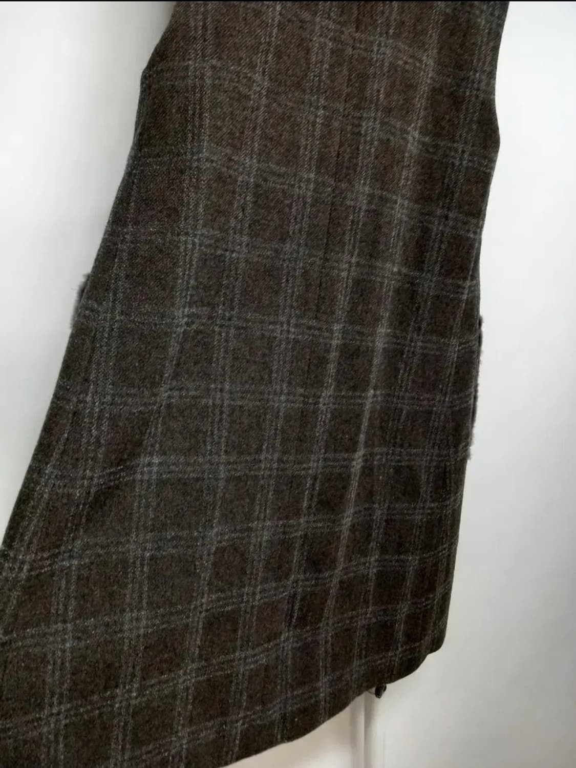 새 르베이지 춘추동 트위드 롱 베스트 55.66 상품이미지8