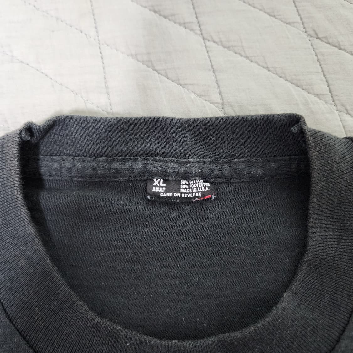 [XL] 90s 빈티지 NOT ERD og 피그 티셔츠 블랙 상품이미지5