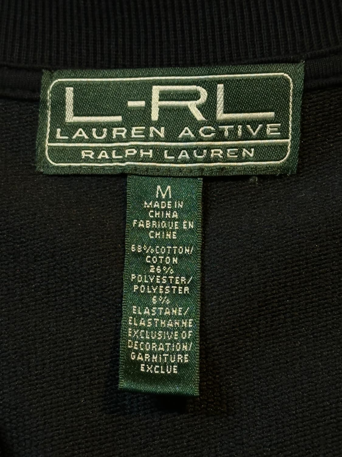 희귀) 로렌 랄프로렌 아카이브 사이드라인 로고 집업 져지 상품이미지4