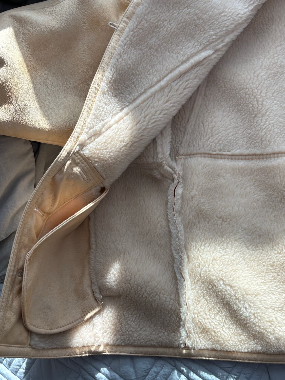 Le 무스탕 자켓 (Begie) 상품이미지8