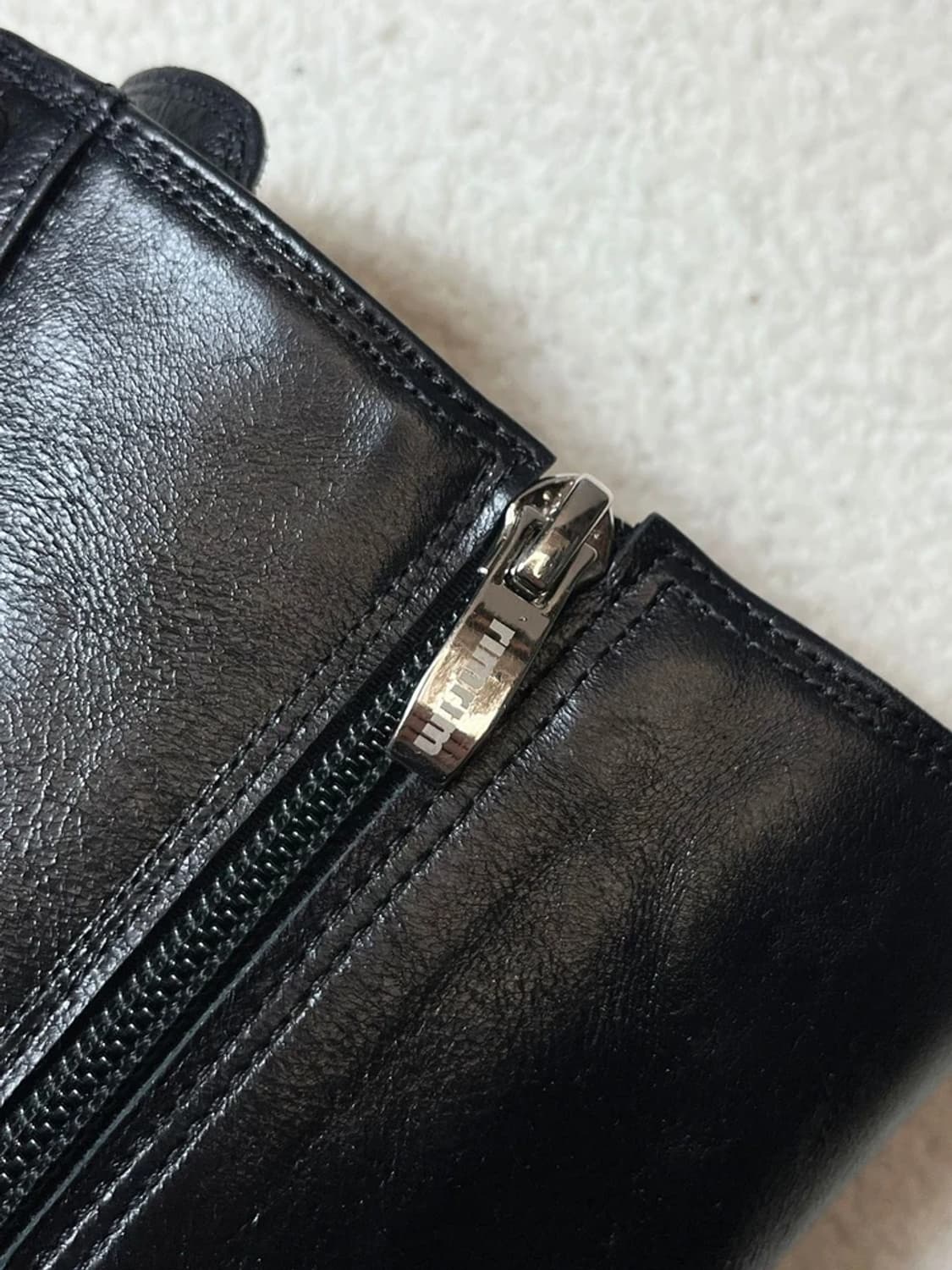 림림 Rim Rim 레이스업 하이 가죽 롱 부츠 A1792 상품이미지7