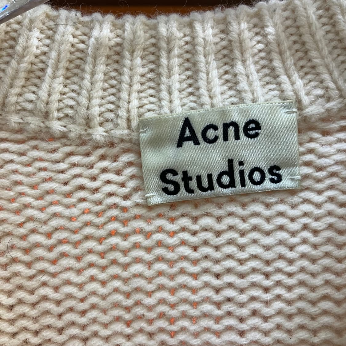 아크네 스튜디오 아이보리 울 니트 스웨터 XXS 상품이미지2