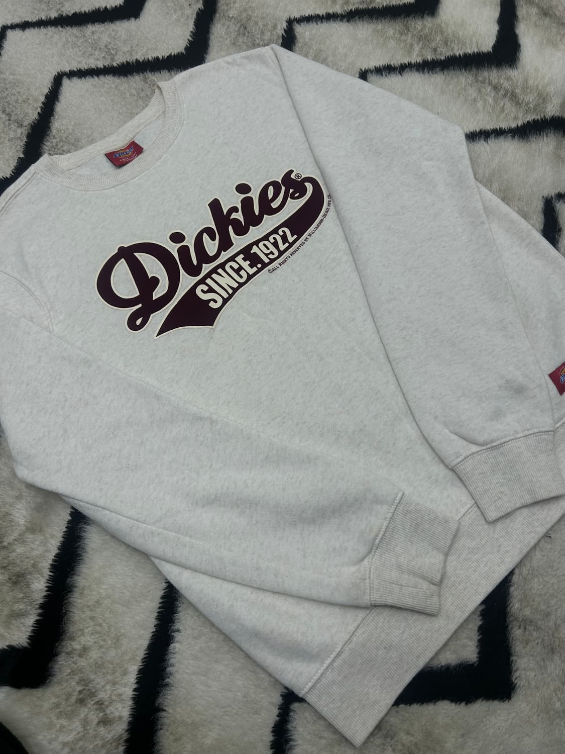 [SM]디키즈 로고 맨투맨/기모/멜란지오트밀 상품이미지2