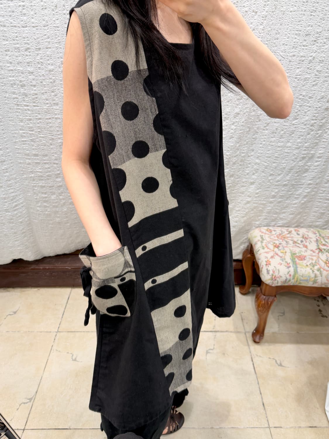 Polka detail black ops 상품이미지1