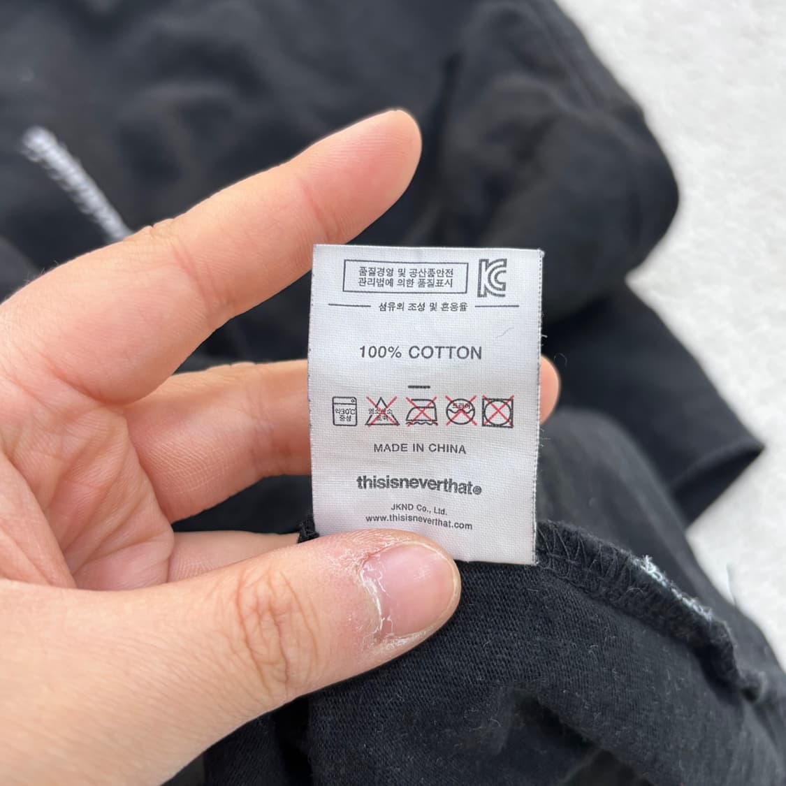 S 디스이즈네버댓 스몰로고 반팔 0415E 상품이미지5