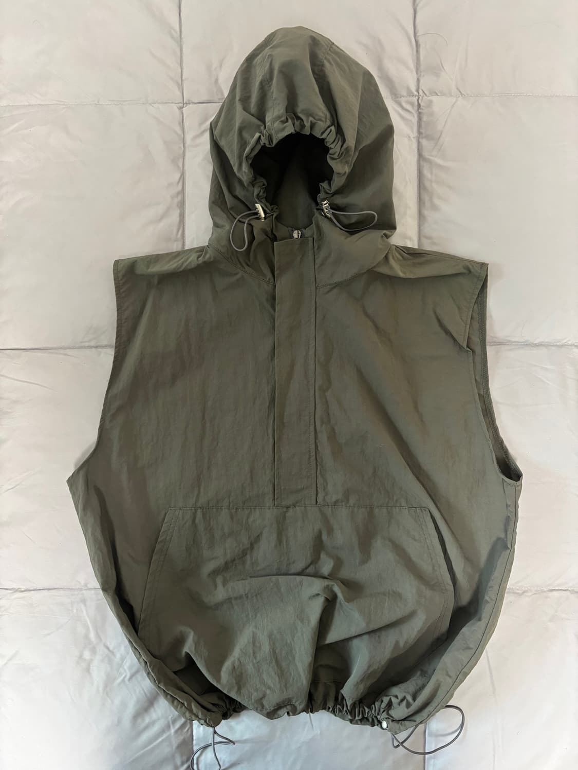 고프코어 후드 조끼 상품이미지1