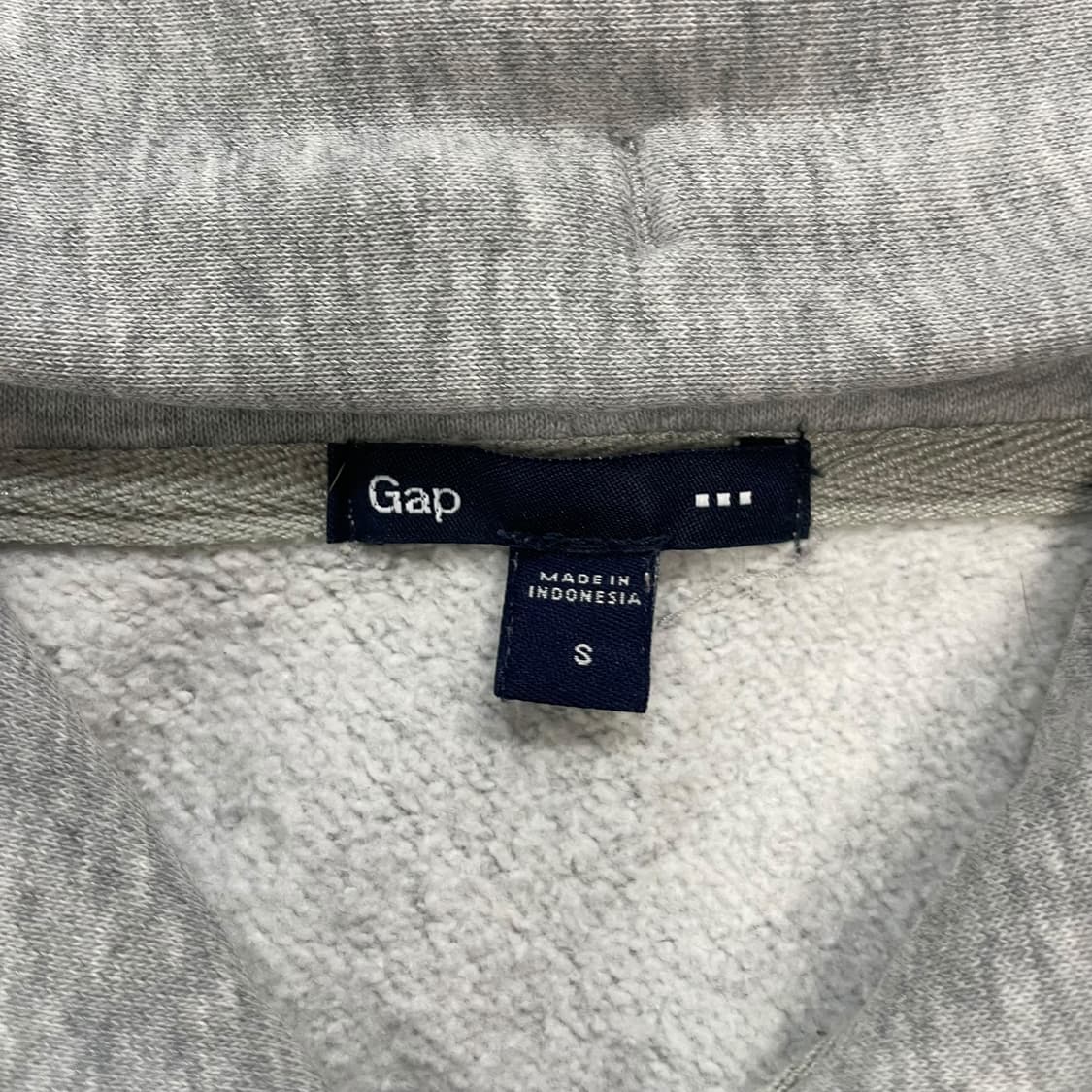 Gap 스펠 로고 후드집업 그레이 상품이미지4