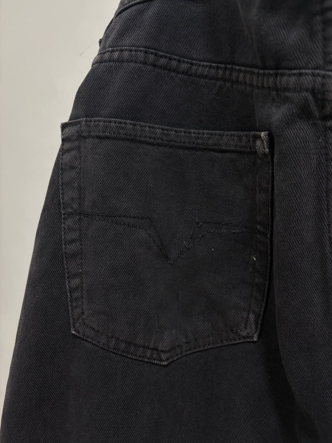 00s 베르사체 versace jeans couture 흑청 데님팬츠 상품이미지9