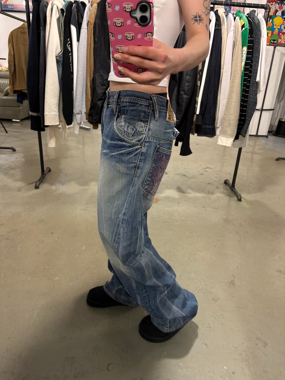 에비수 데님팬츠 상품이미지2