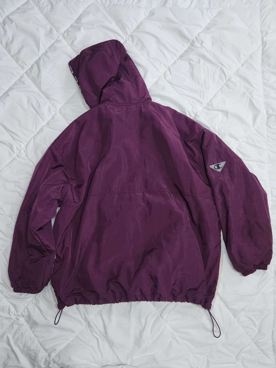 챔피온 웜업 후리스 아노락 후드 상품이미지2