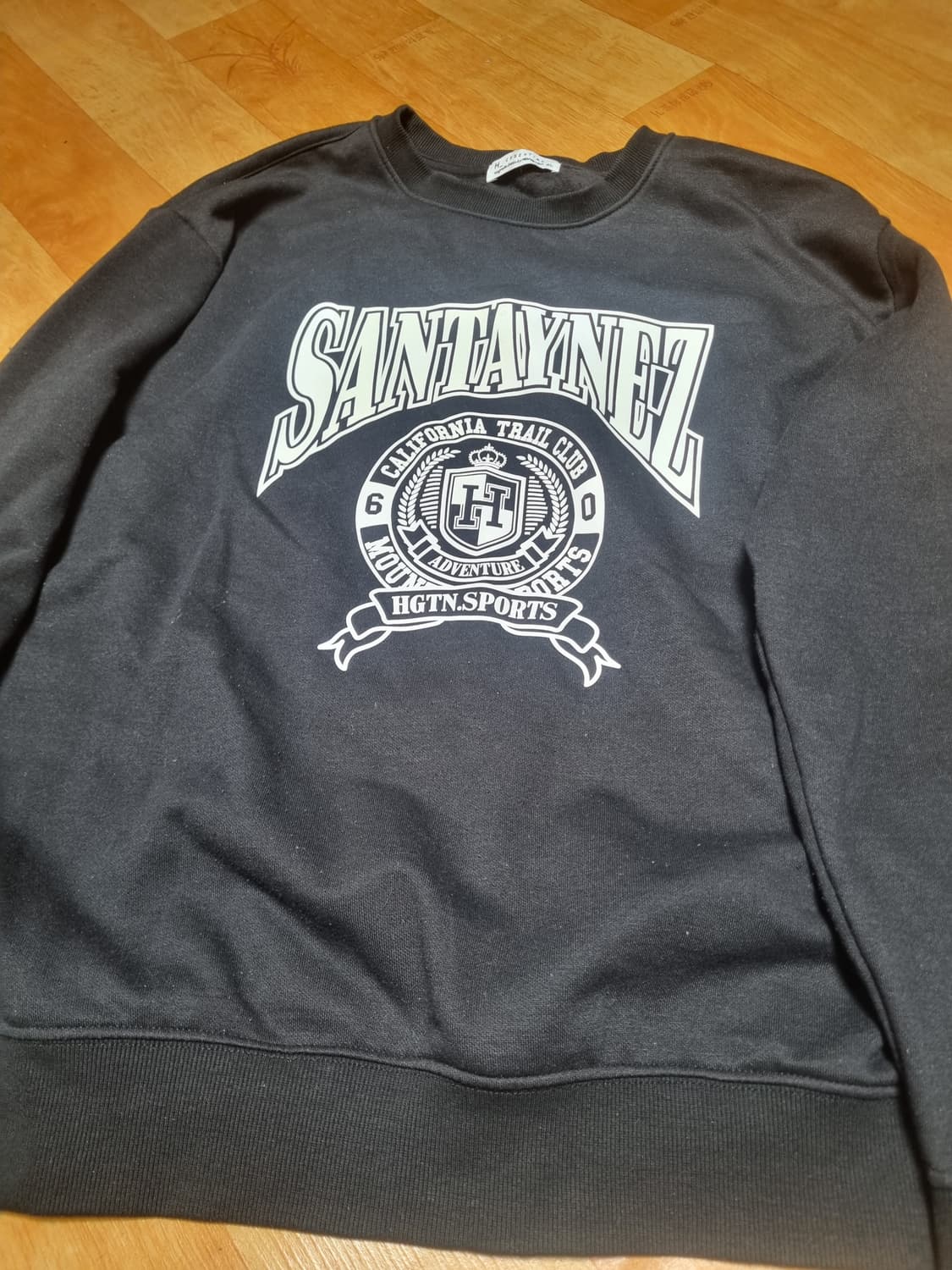 SANTAYNEZ검정맨투맨.   XL 상품이미지1