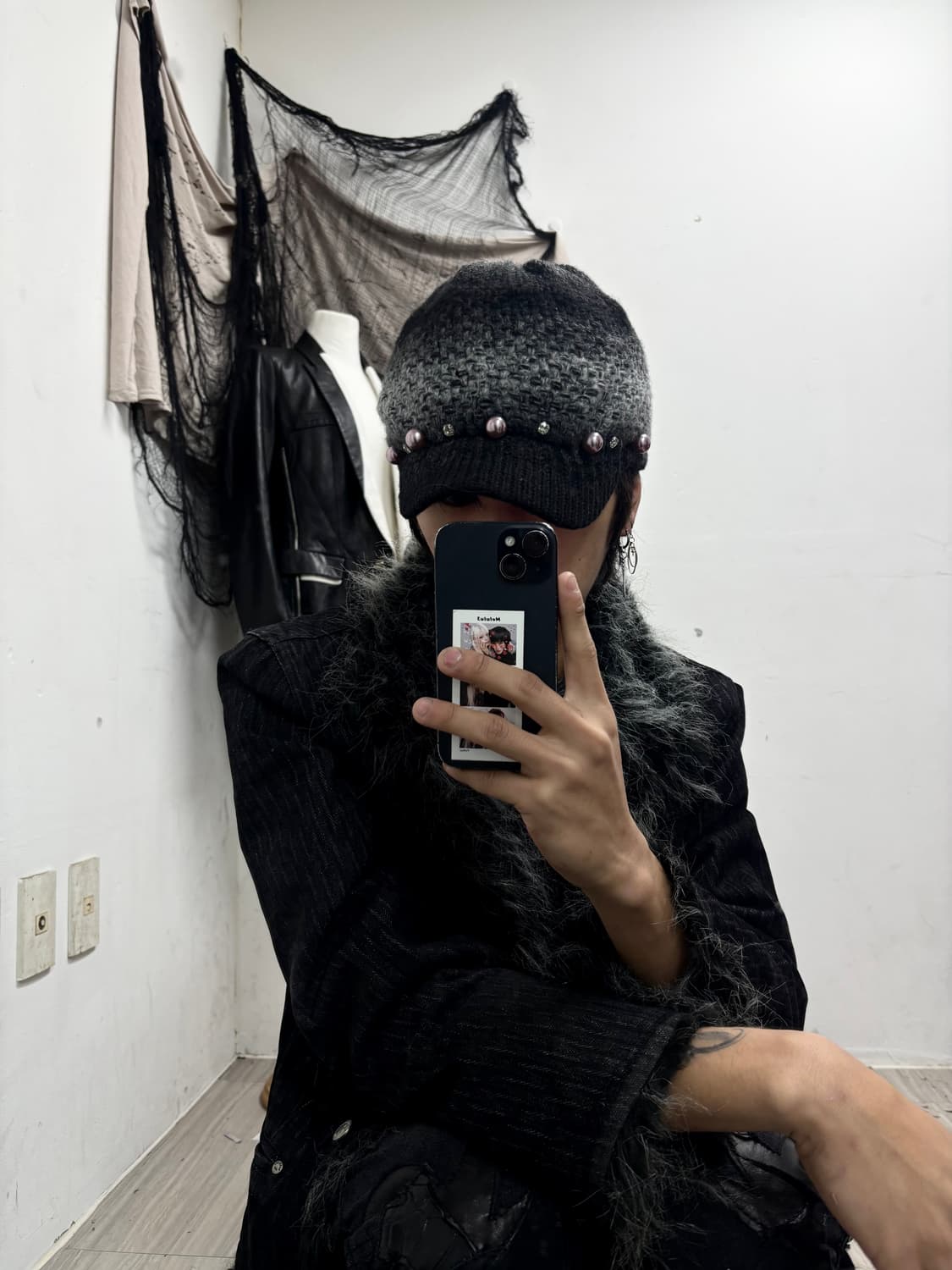 3Shadow Knit Cap (여성Free) 3.2 상품이미지5