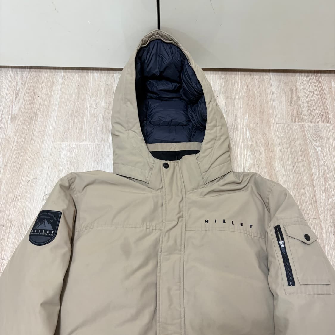 밀레 남성 덕다운 후드 패딩 XXL/110  상품이미지2