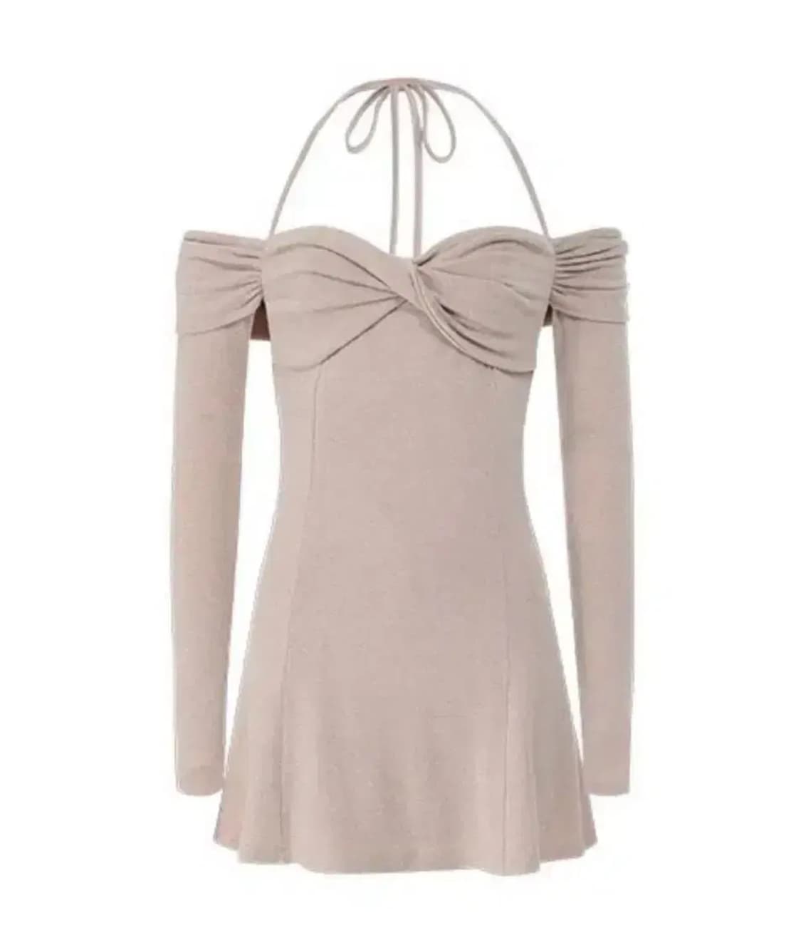 낫유어로즈 앨리스 오프숄더 원피스 핑크 상품이미지1