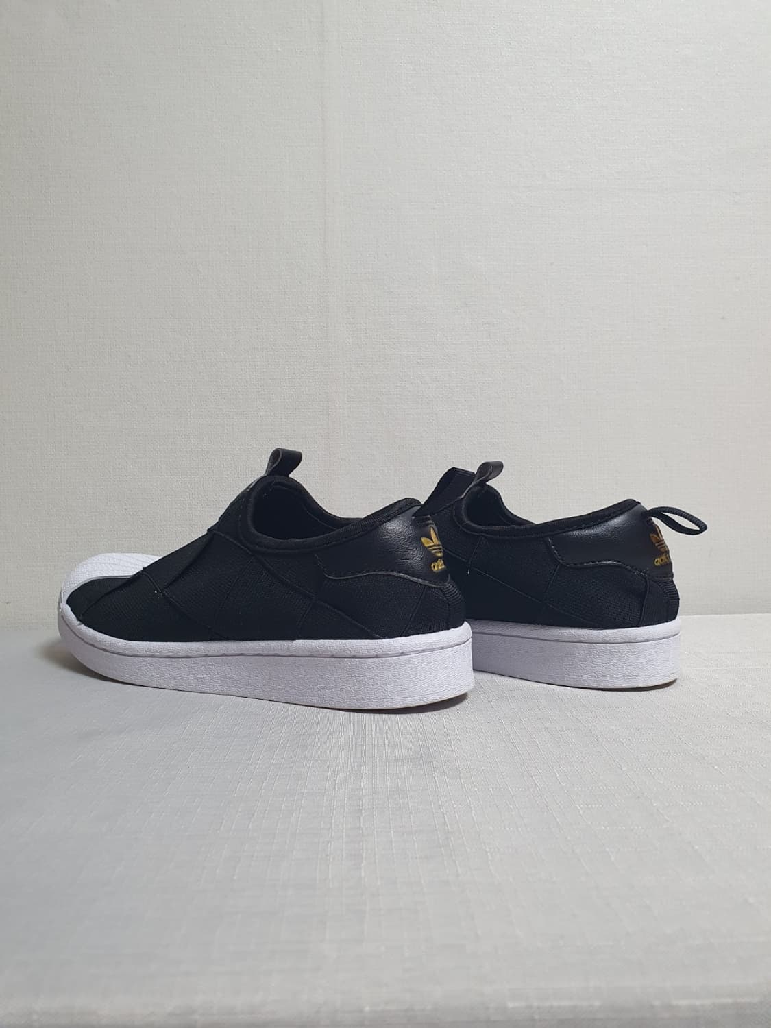 230mm 아디다스 슈퍼스타 슬립온 블랙 상품이미지5