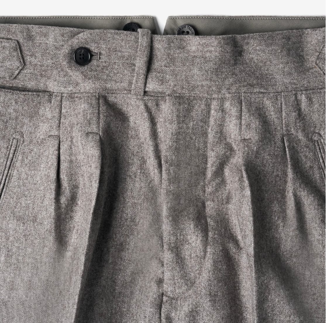 [Old Joe] 더블 플리츠 스마티 트라우저 타우페 34 상품이미지3