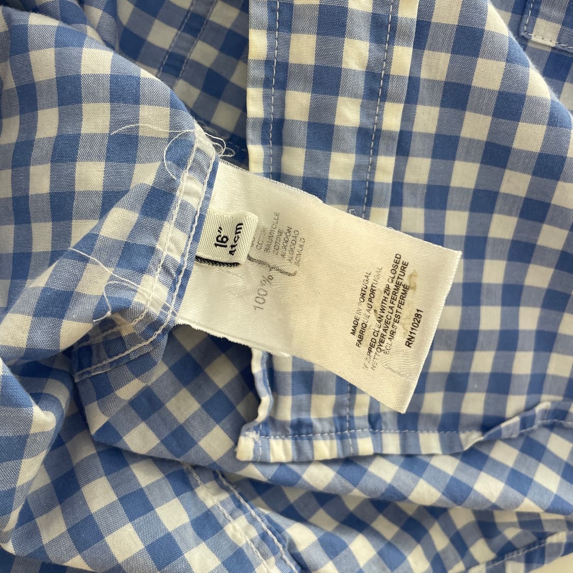 프링글 오브 스코틀랜드 깅엄 체크 셔츠 상품이미지6