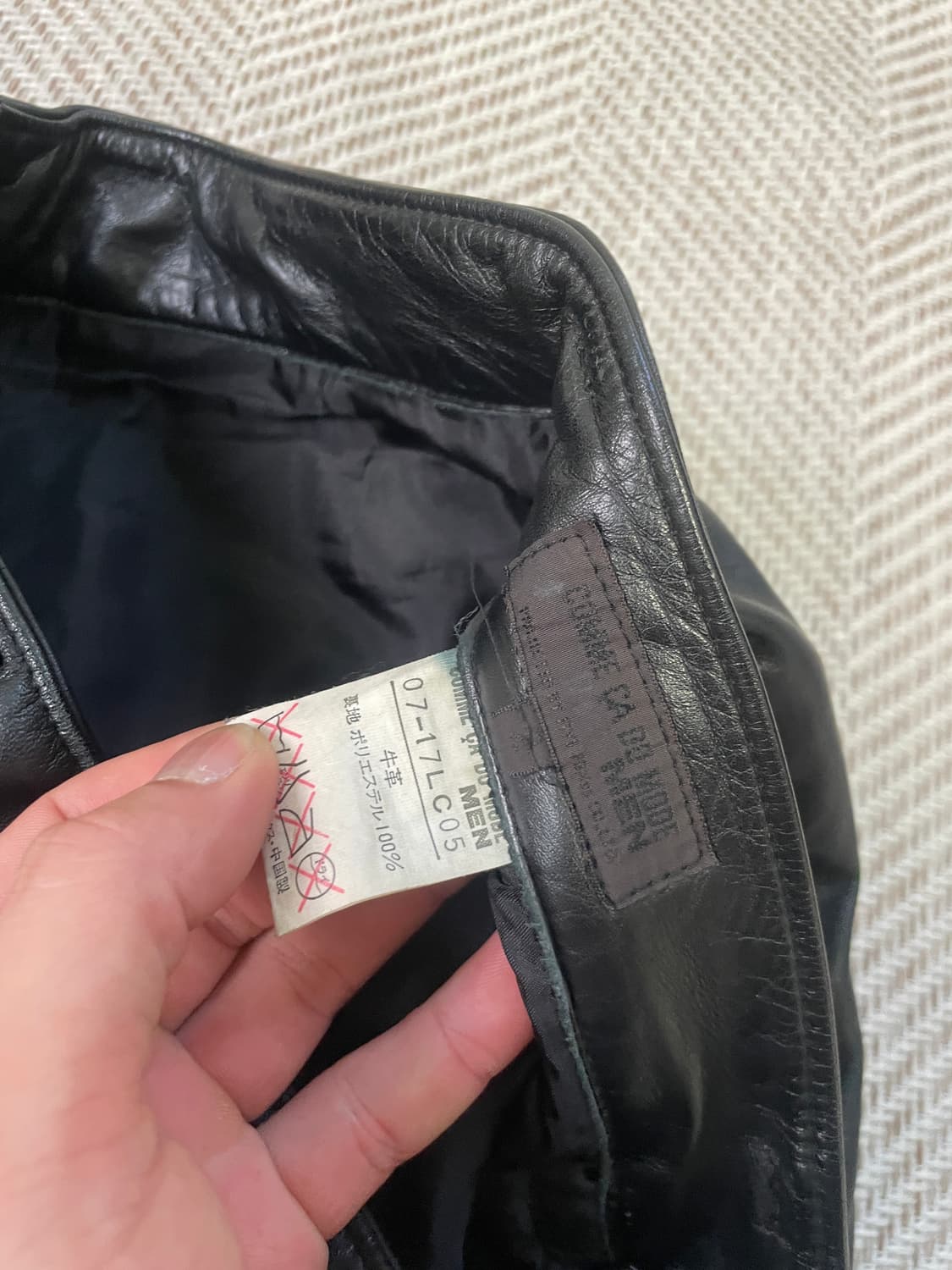 Comme Ca du mode 양가죽 레더 팬츠 J03303 상품이미지4