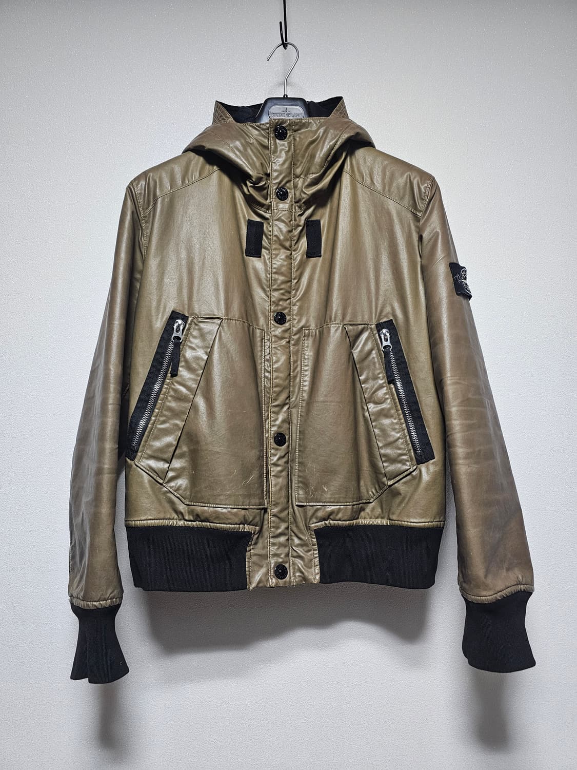 스톤아일랜드 왁스드 아이스 2 자켓 상품이미지1