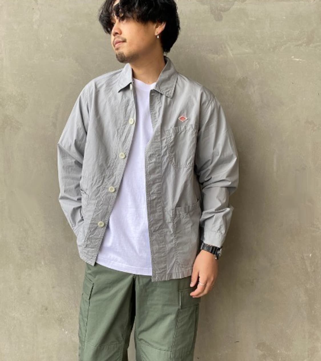 DANTON - POPLIN COVERALL JACKET 상품이미지3
