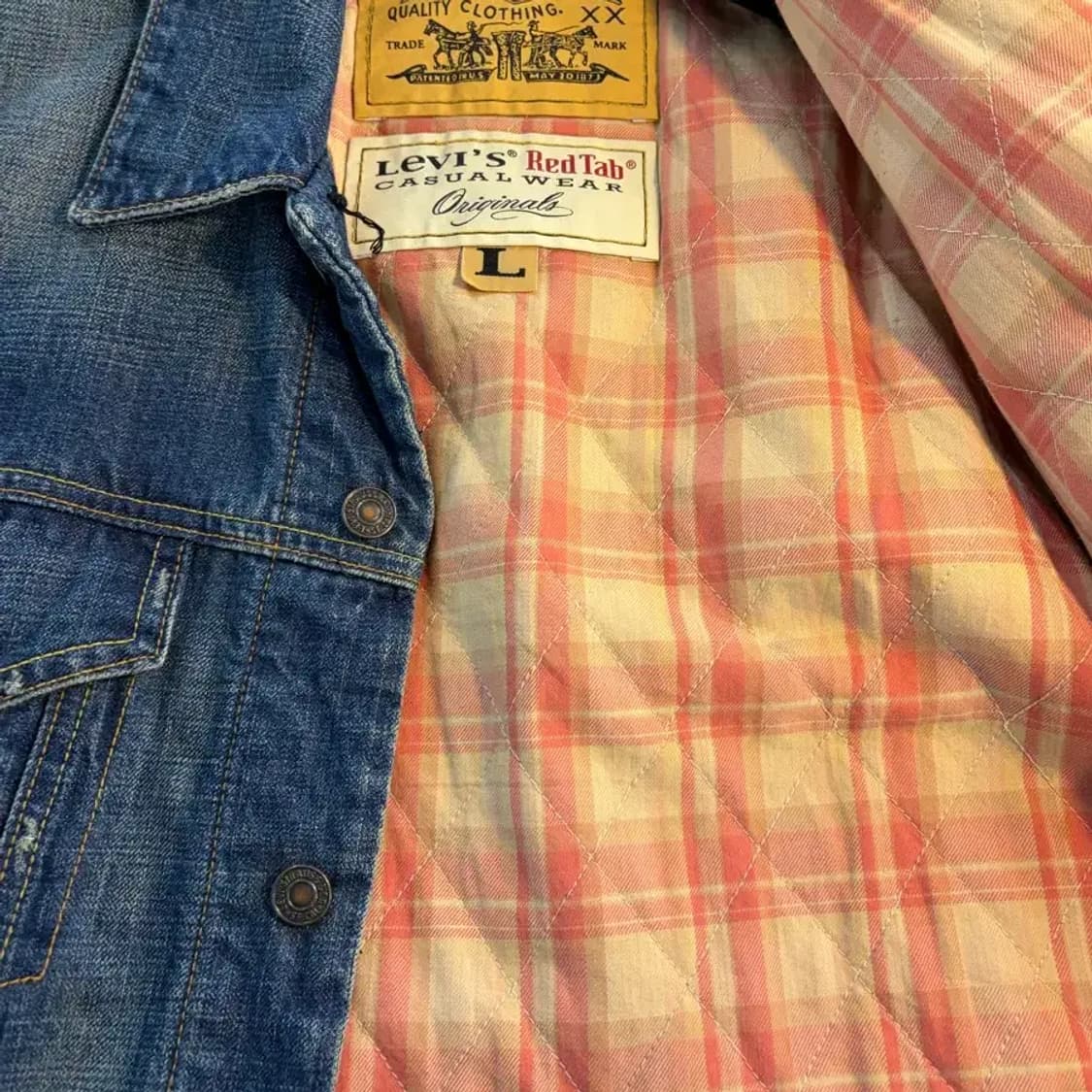 Levi's vintage redtab denim jacket L 상품이미지7