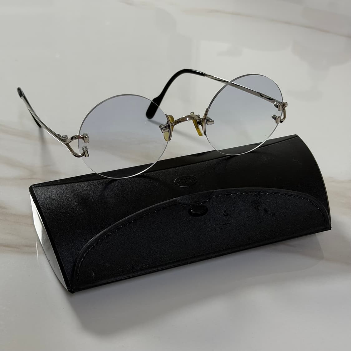(OS) Cartier 까르띠에 C 데코 무테 선글라스 안경 상품이미지1