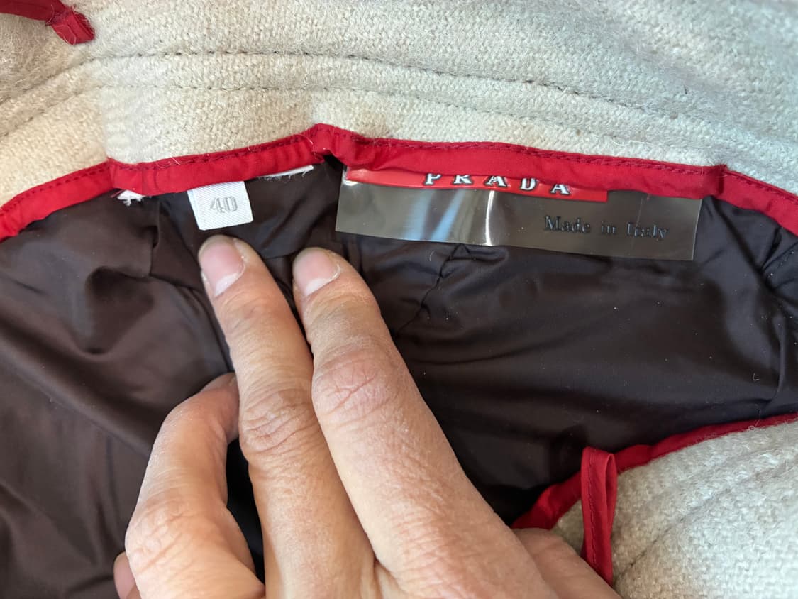 프라다 울 미니스커트 40사이즈 상품이미지5