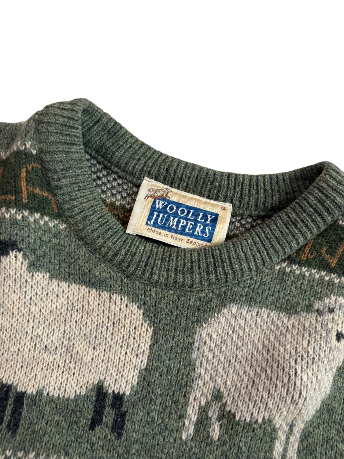 빈티지 뉴질랜드 양 니트 상품이미지8