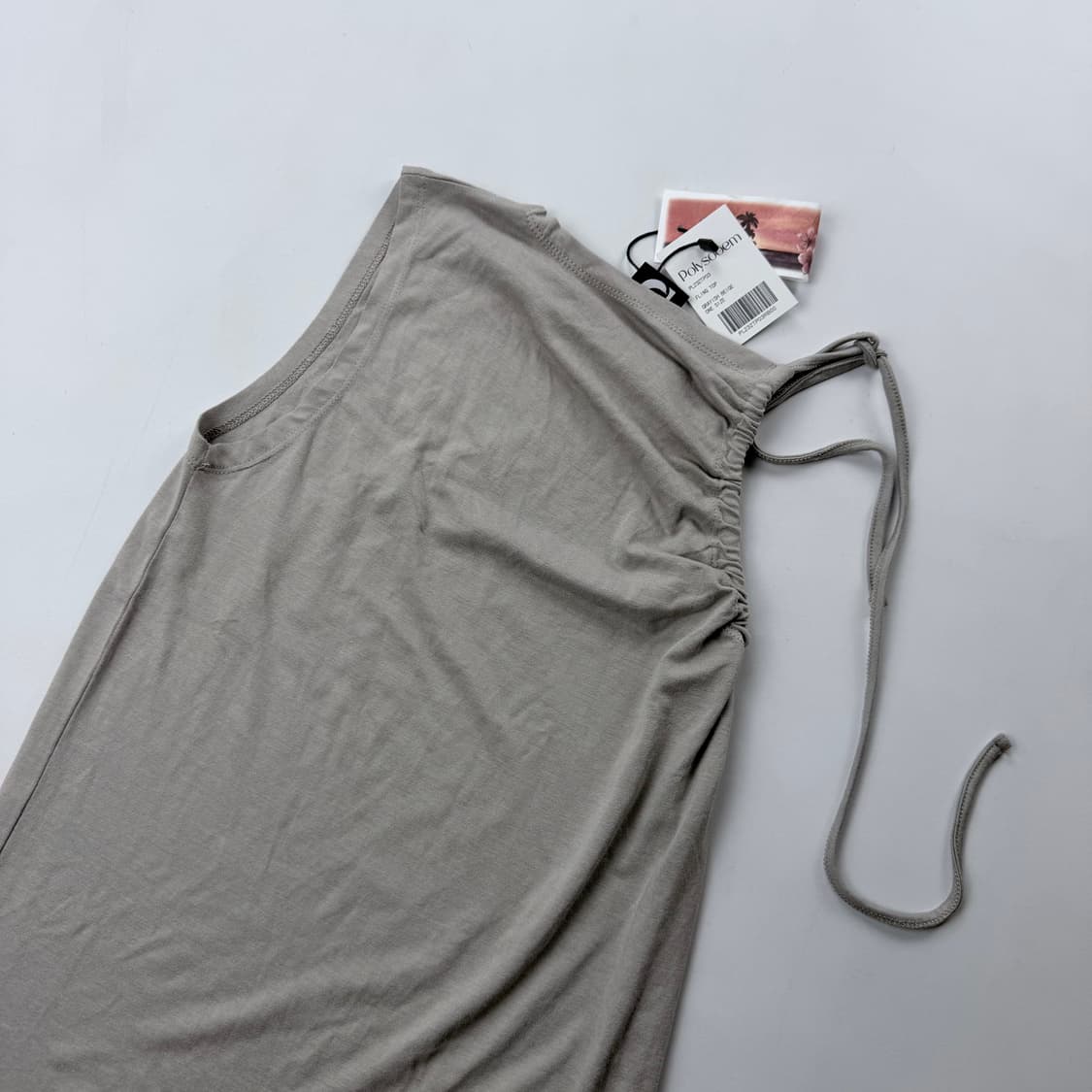 폴리수엠 fling top grayish beige 상품이미지4