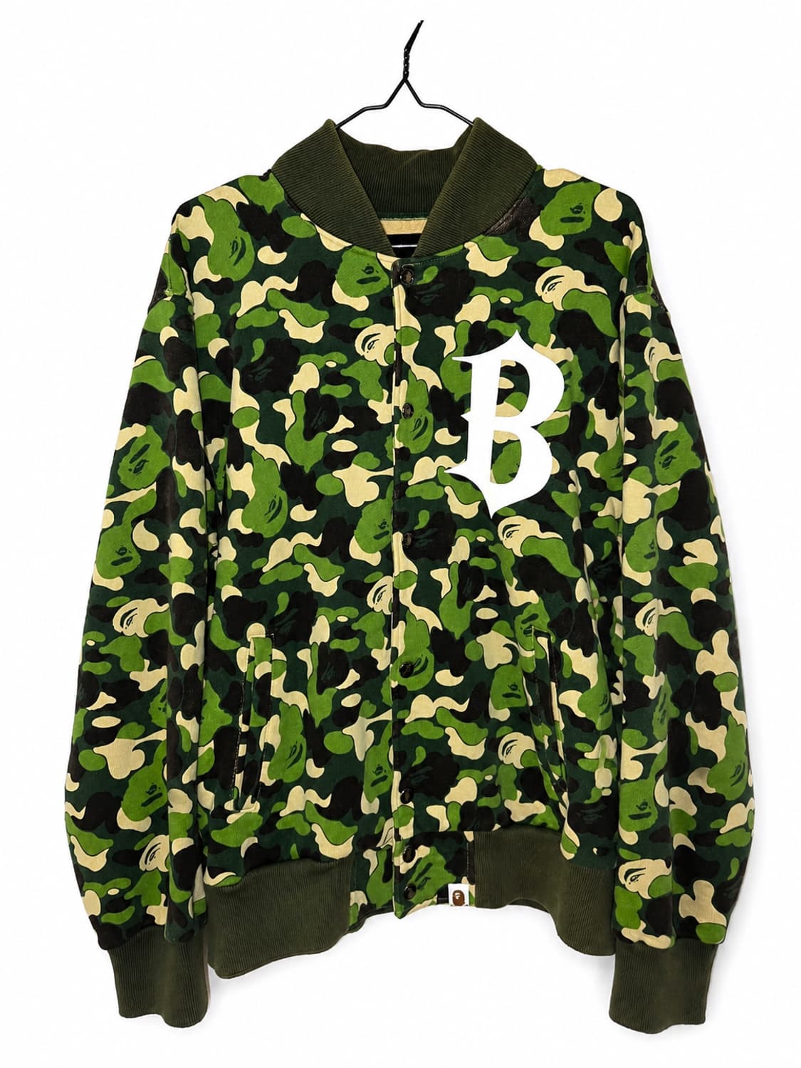 BAPE 00s 아카이브 녹계 OG 카모플라쥬 자켓 M 상품이미지1
