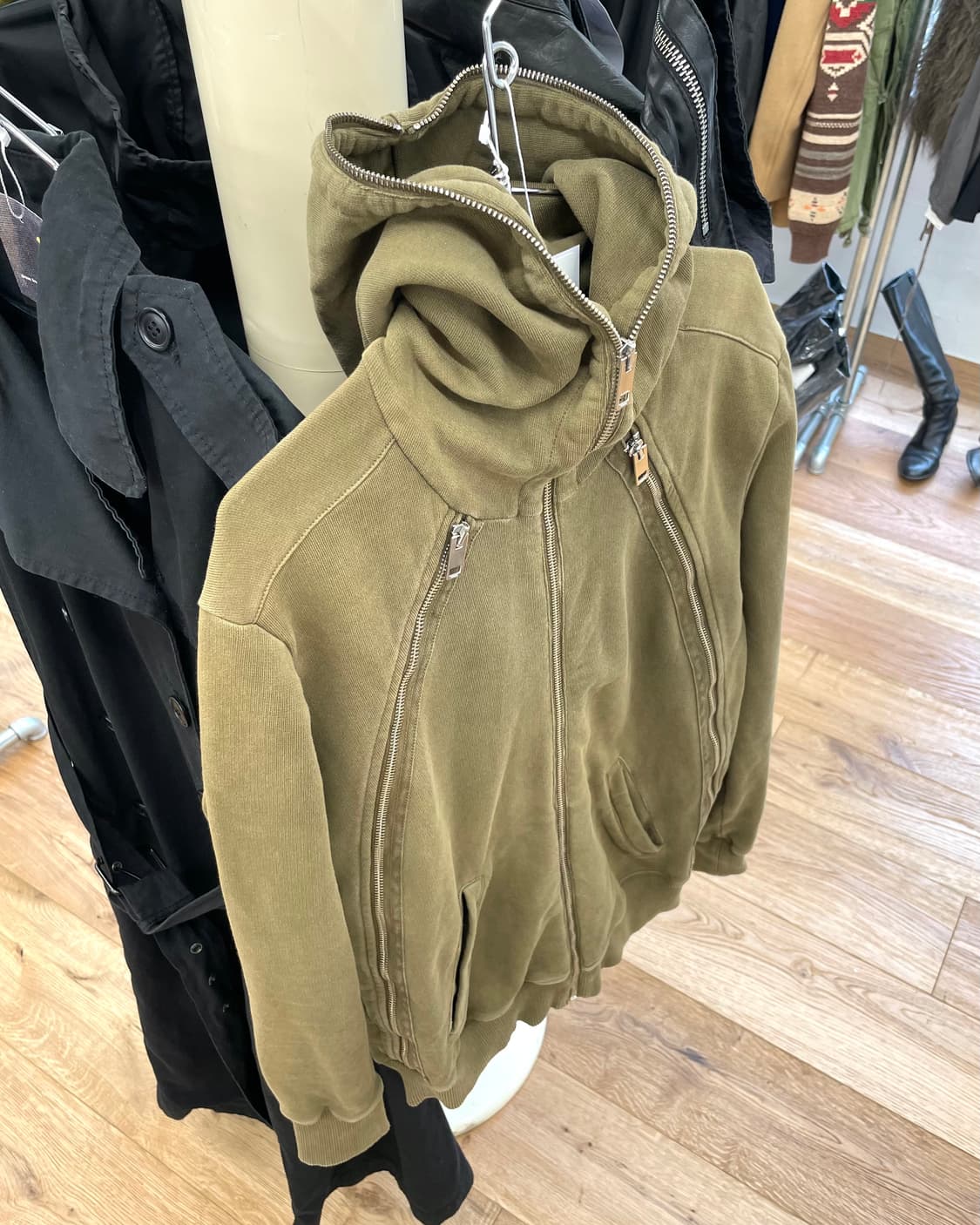 [XS] 디젤 풀집업 후드 집업 자켓 상품이미지2