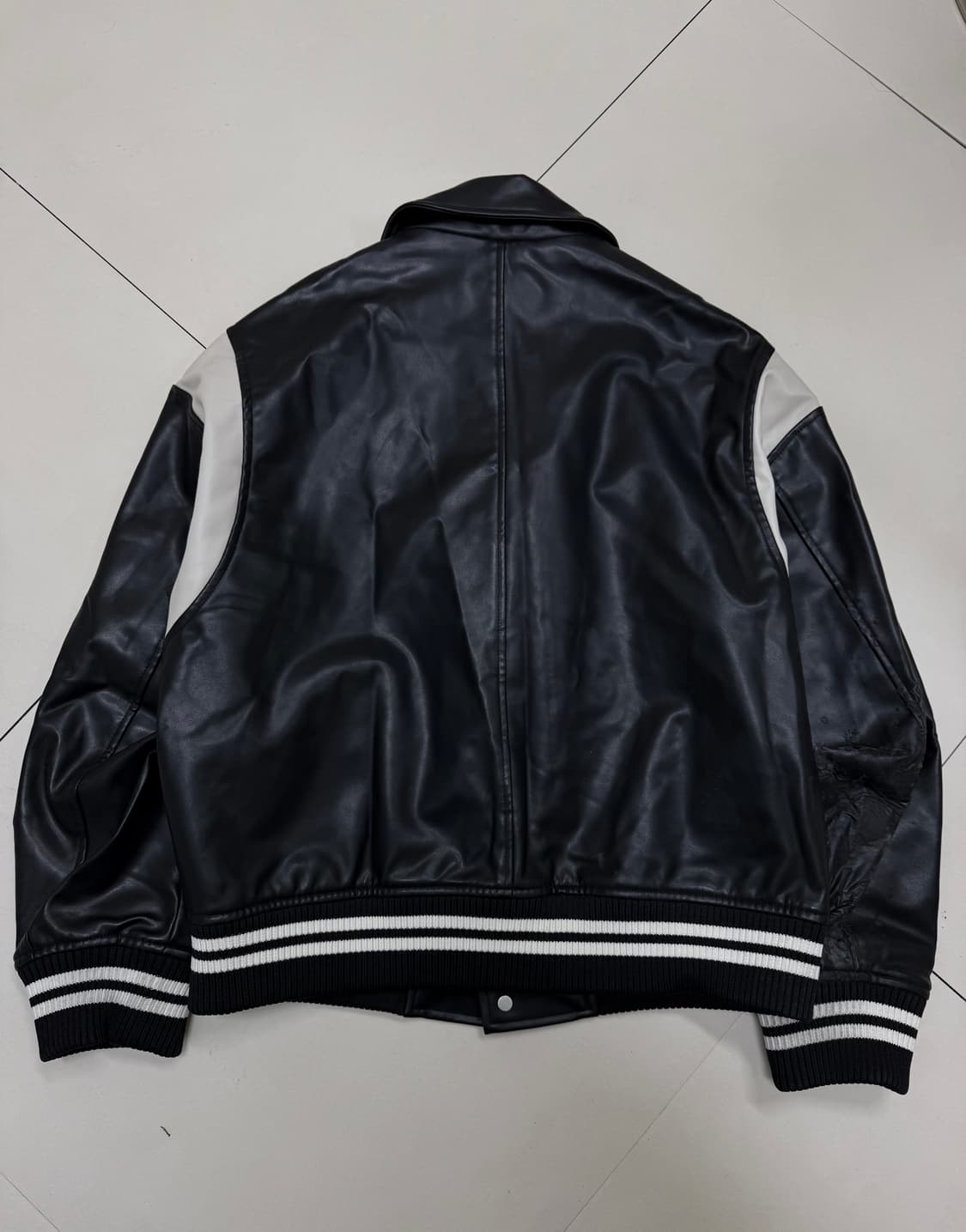 파르티멘토 레더 바시티 스타디움 자켓 상품이미지4