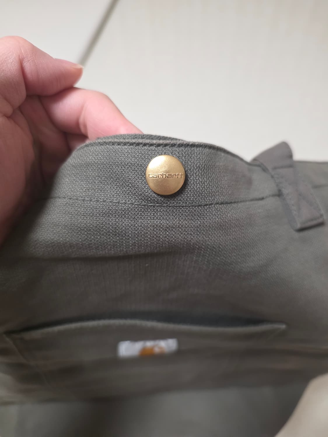 칼하트 토트백 올리브 상품이미지4