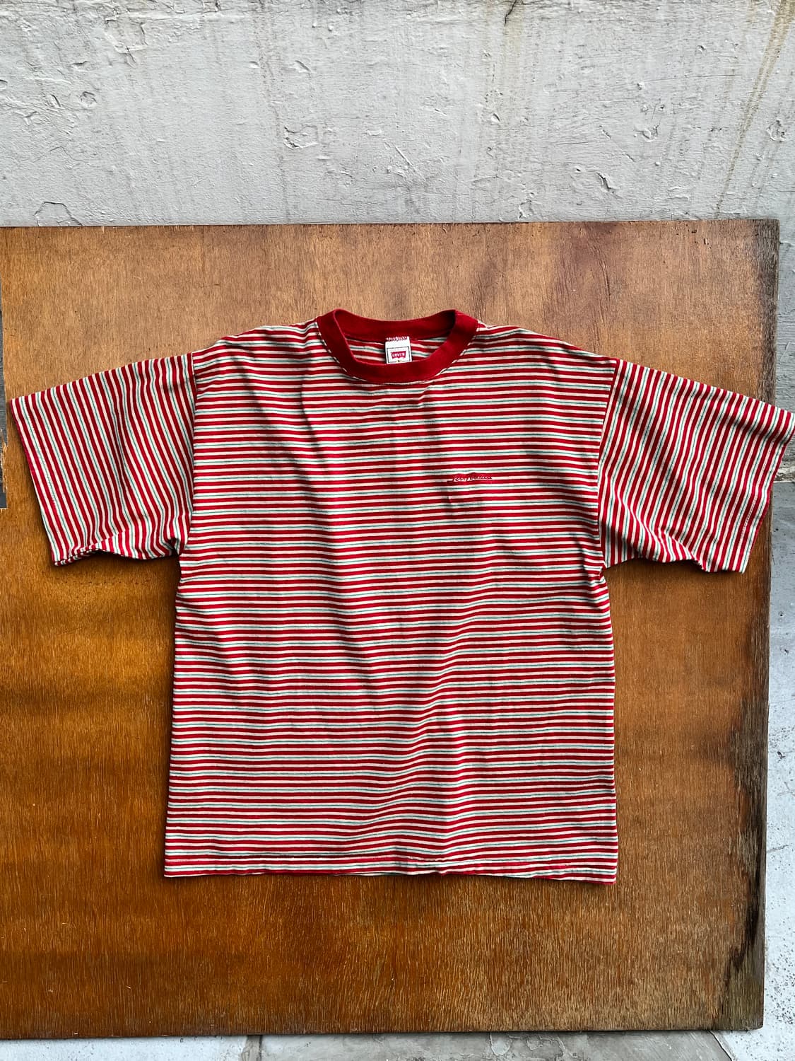 90s USA Made Levi's Multi Border Tee 상품이미지1