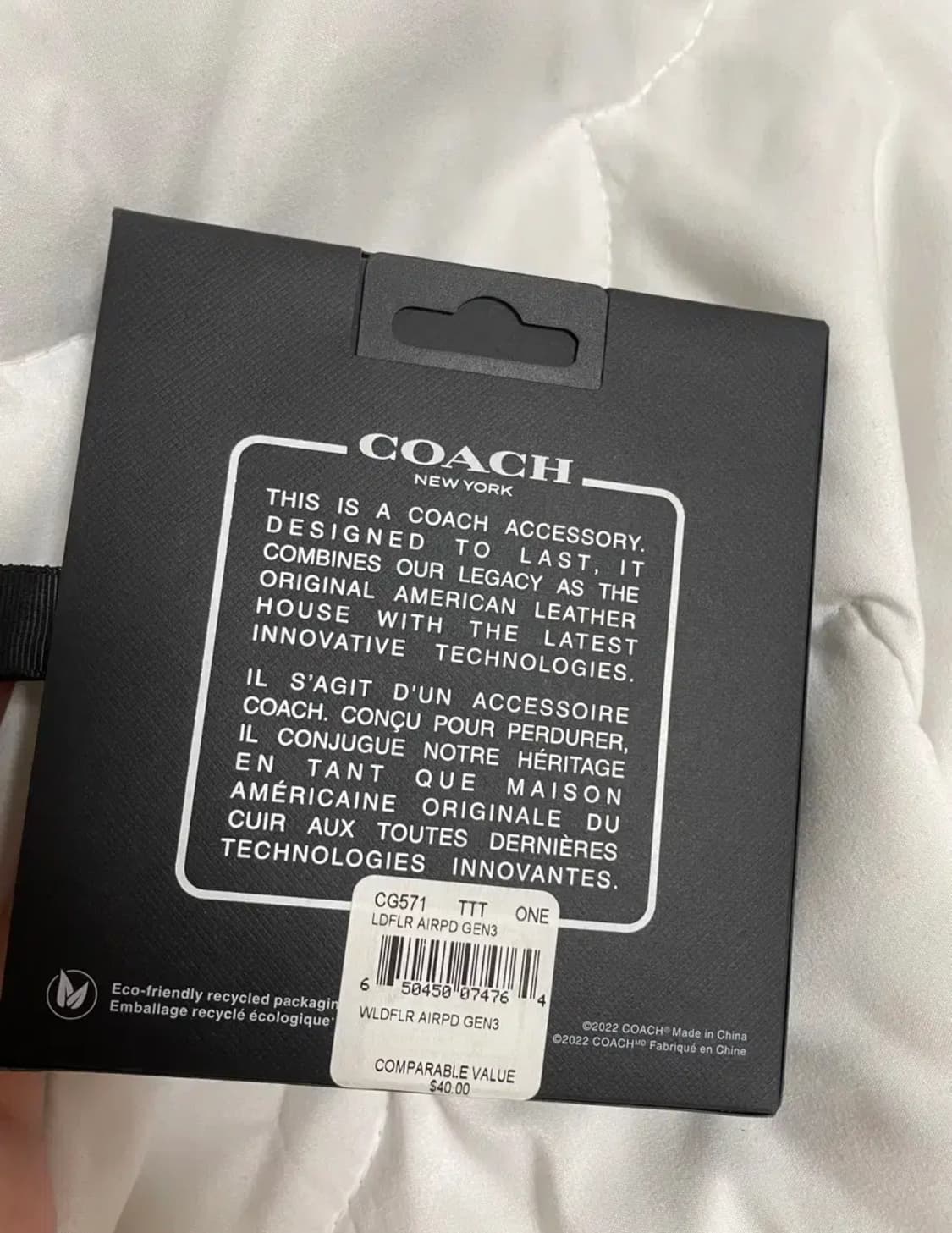 코치 에어팟 3세대 케이스 플라워 상품이미지2