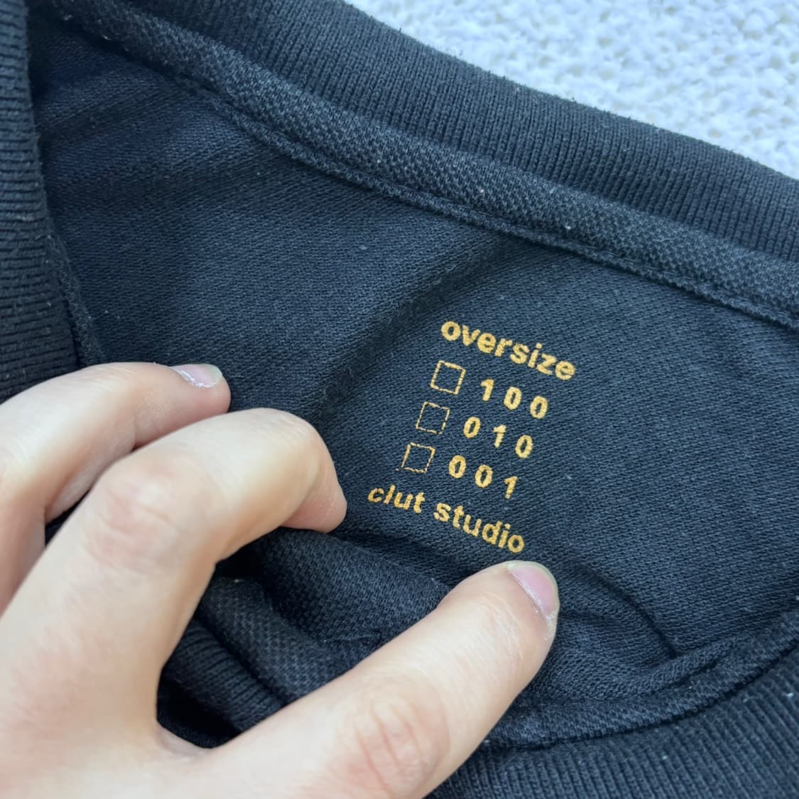 100 클럿스튜디오 롱슬리브 긴팔 티셔츠 0313E 상품이미지3