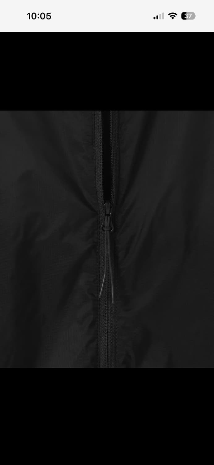 25SS 무신사스탠다드 시티 레저 에어웨이트 시어 윈드브레이커 재킷 블랙 상품이미지3