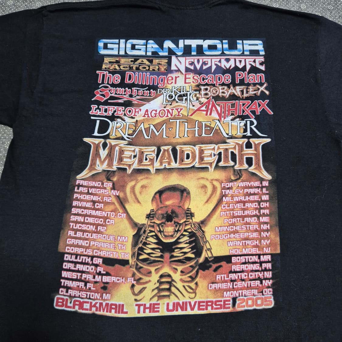 [L] 00s 메가데스 메탈 기간투어 -498 상품이미지4