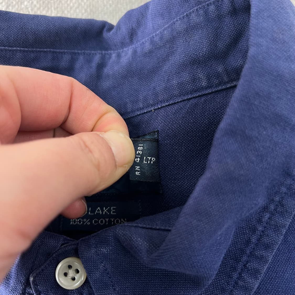 105 폴로랄프로렌 코튼 네이비 셔츠 상품이미지5