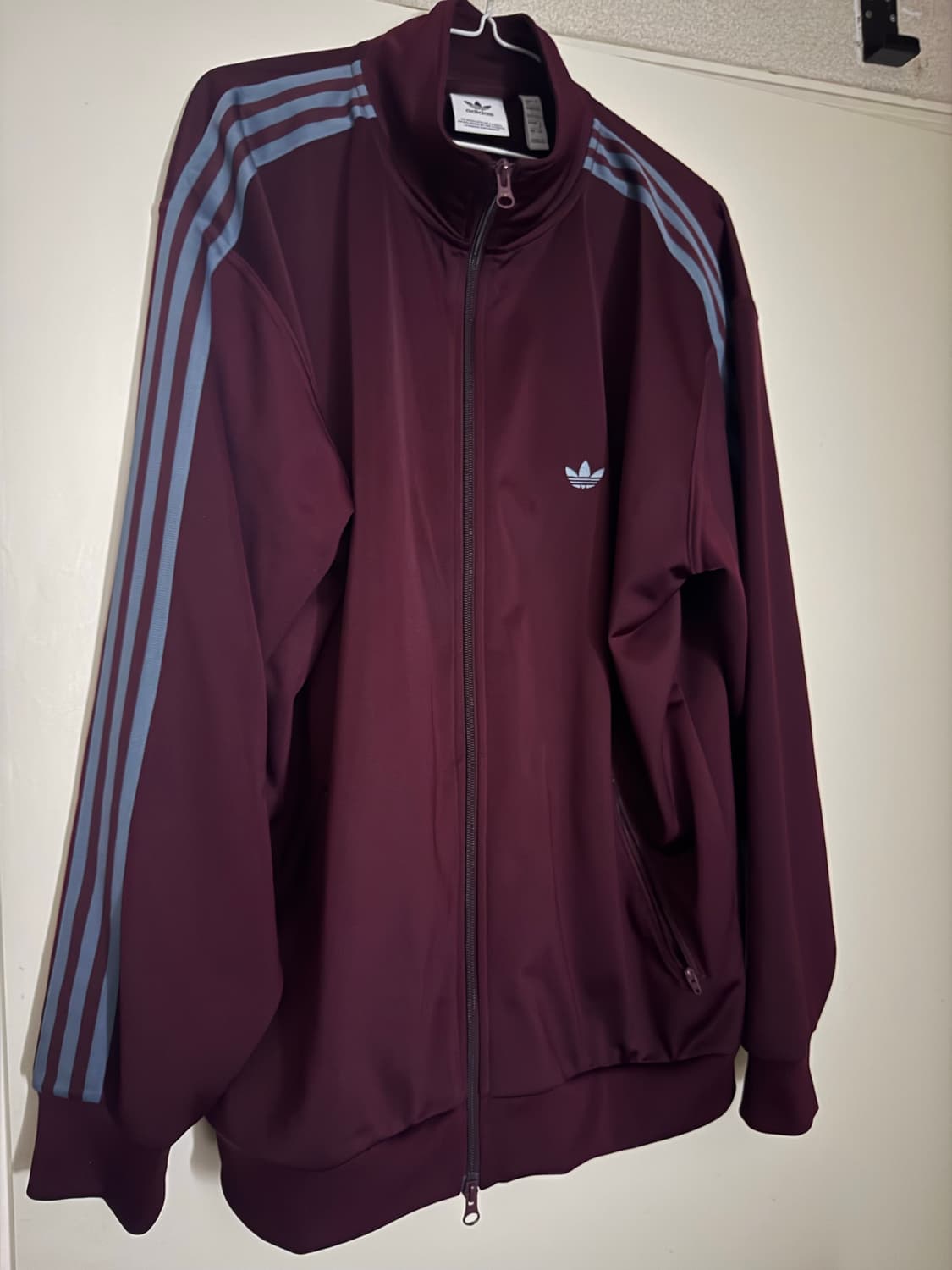 아디다스 오리지널스 베켄바우어 트랙재킷 마룬 L 상품이미지1