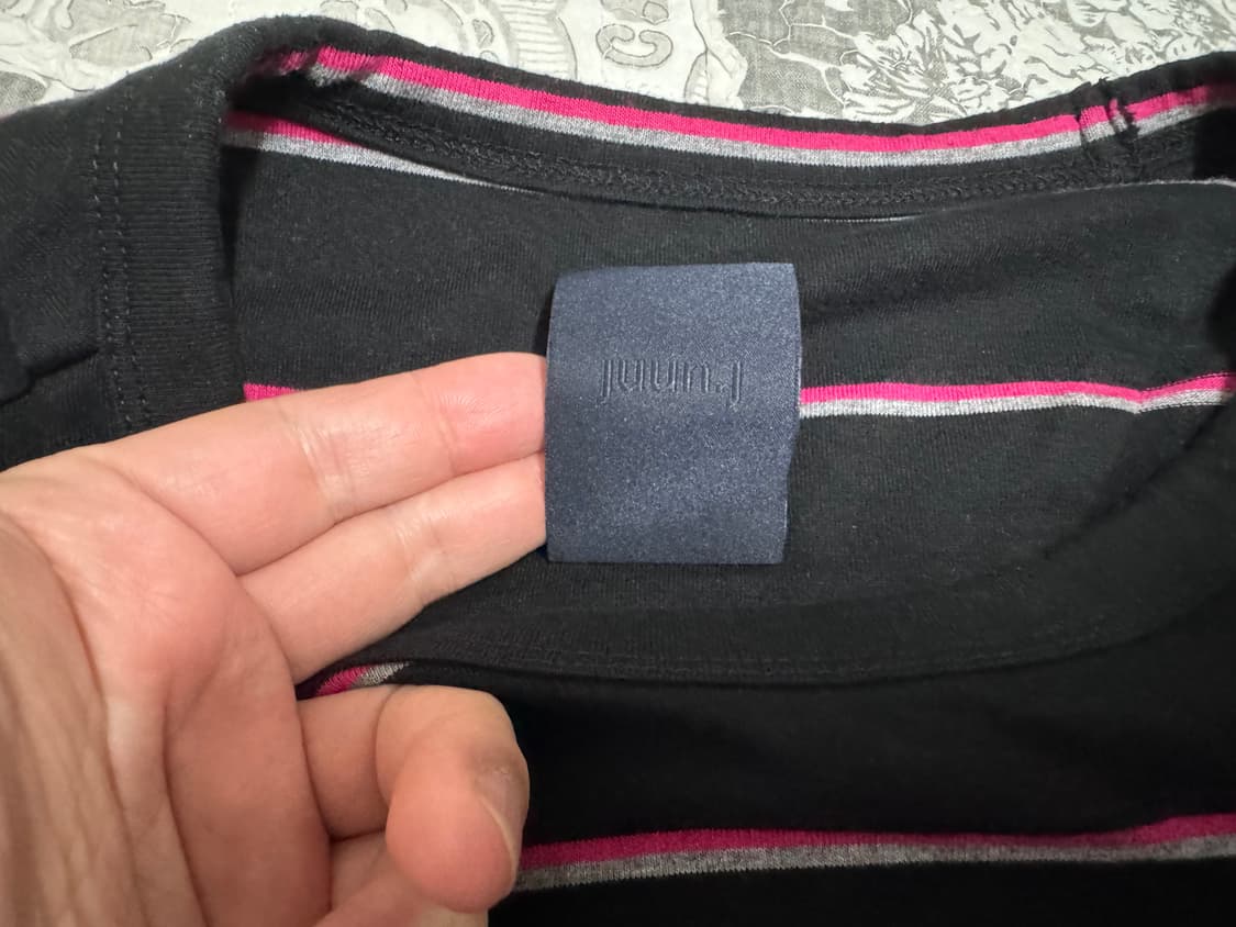 준지  스프라이프 긴팔 티셔츠 L  상품이미지3