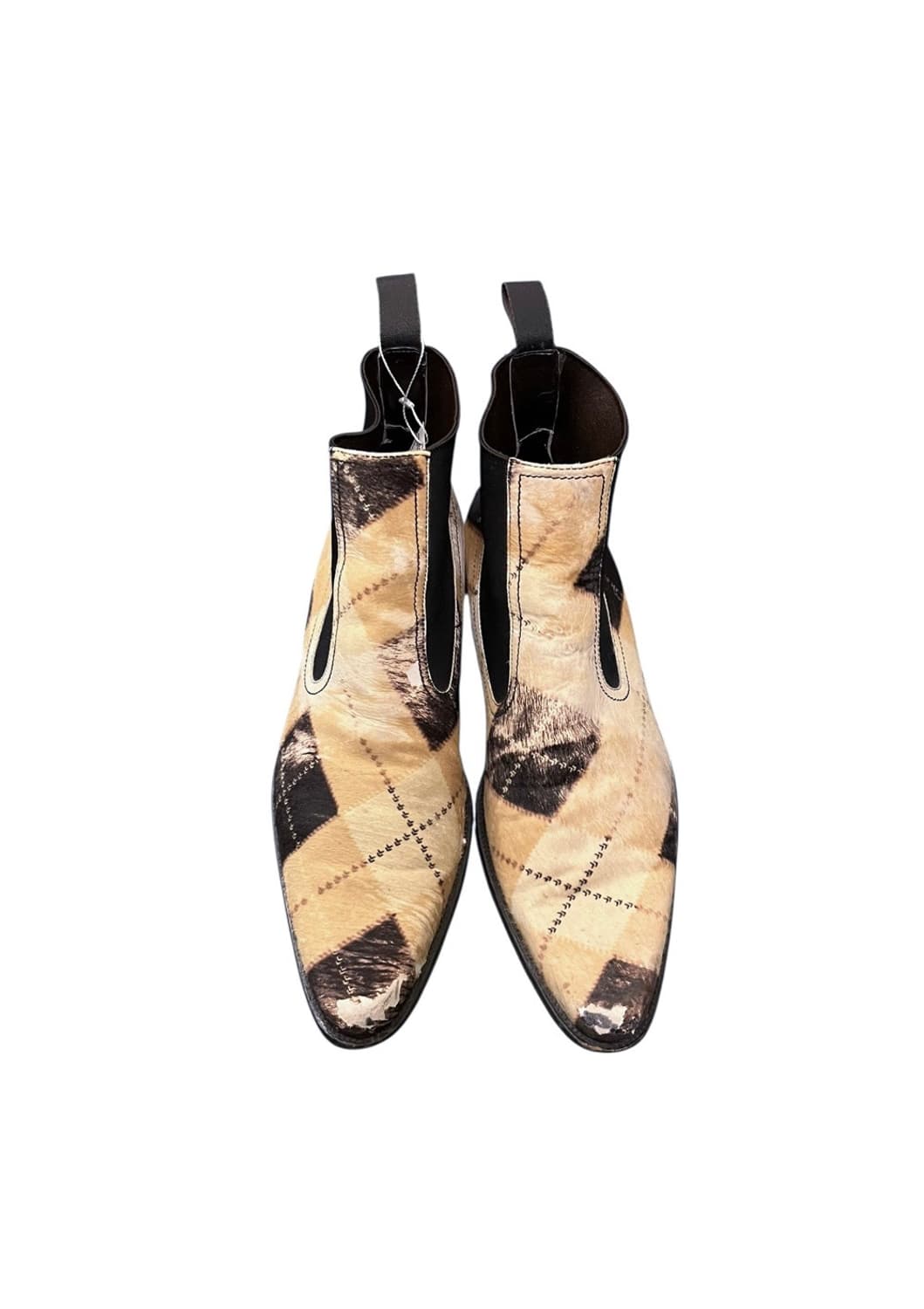 DONALD PLINER ARGYLE BOOTS 상품이미지3